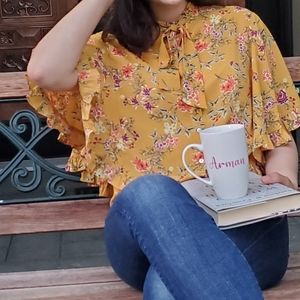 Zara Floral blouse